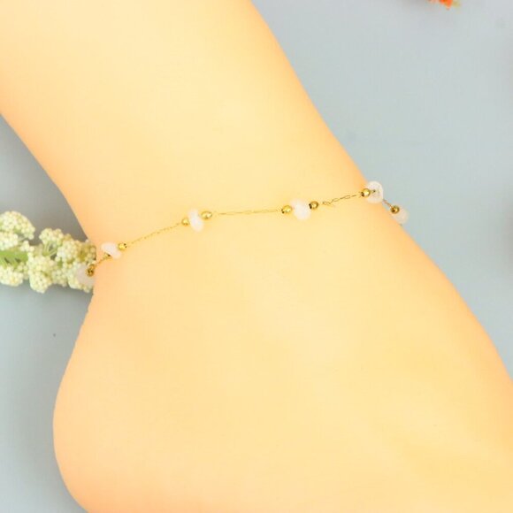 "Handmade Anklet – A Stylish Choice for Women, Thoughtful Gift Idea, EVCH1112 - Picture 5 of 11